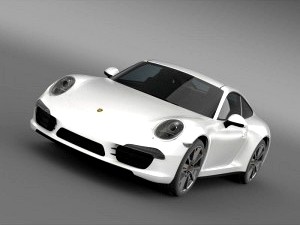 Porsche 911 Carerra S - 3D Car for Maya