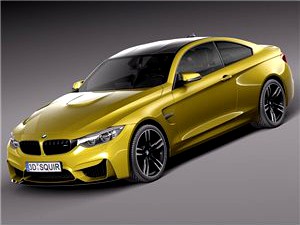 BMW M4 Coupe F32 2015 - 3D Model