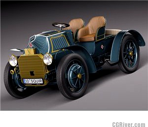 Lohner Porsche 1901 - 3D Model