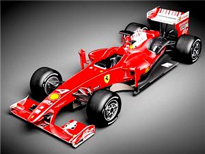 F1 F60 2009 hipoly 3D Model