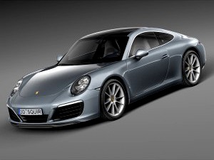 Porsche 911 Carrera Coupe 2016 - 3D Model