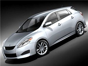 Toyota Matrix 2009 Hatchback 3D Model