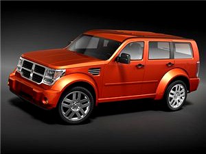 Dodge Nitro mid-poly 3D Model