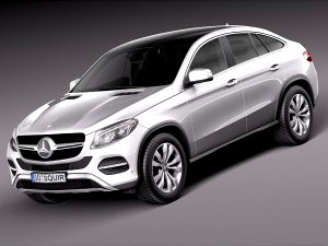 Mercedes-Benz GLE Coupe 2016 - 3D Model