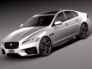 Jaguar XFS 2015 - 3D Model