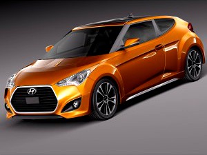 Hyundai Veloster 2016 - 3D Model