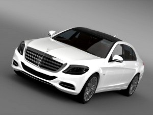 Mercedes Benz S 600 V12 W222 2014 - 3D Car for Maya