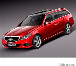 Mercedes E-class Estate 2014 - 3D Model
