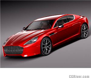 Aston Martin Rapide S 2014 - 3D Model
