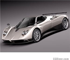 Pagani Zonda F 2005 - 3D Model