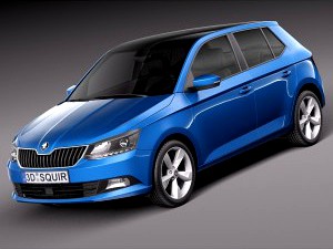 Skoda Fabia 2015 - 3D Model