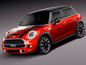 Mini Cooper S 5-door 2015 - 3D Model