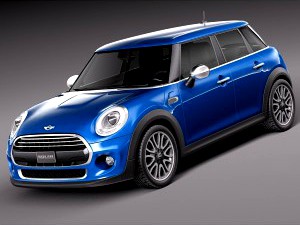 Mini Cooper 5-door 2015 - 3D Model