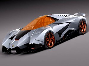 Lamborghini Egoista Concept 2013 - 3D Model