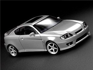 Hyundai Coupe 3D Model