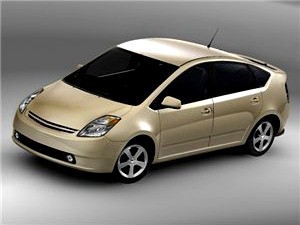 Toyota Prius Hybrid Car 3D Model