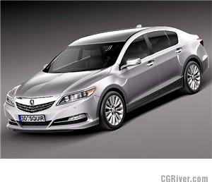 Acura RLX 2014 - 3D Model