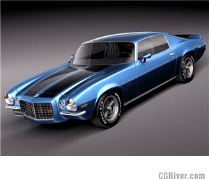 Chevrolet Camaro 1970 - 3D Model