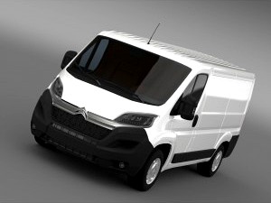 Citroen Relay Van L1H1 2014 - 3D Car for Maya