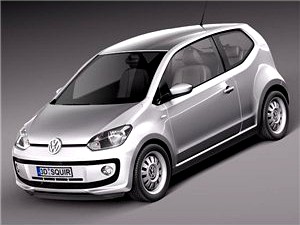 Volkswagen UP! 2013 3D Model - 3 Doors