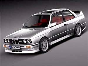 BMW M3 e30 1985&ndash;1991 3D Model