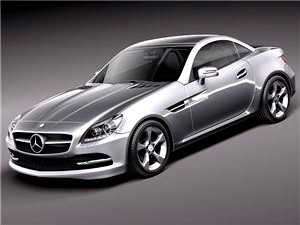 Mercedes SLK 2012 3D Model