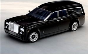 Rolls Royce Hearse Funeral Car 3D Model