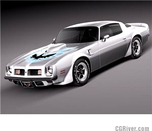 Pontiac Firebird Trans Am 1975 - 3D Model