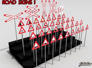 Road signs 1 - 3D Model