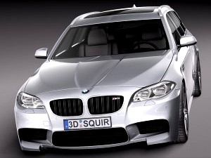 BMW M5 F11 Touring 2015 - 3D Model