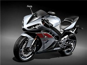 Yamaha YZF-R1 2009 Motorcycle 3D Model