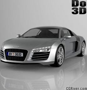 Audi R8 2014 - 3D Model