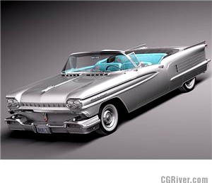 Oldsmobile 88 1958 Convertible - 3D Model