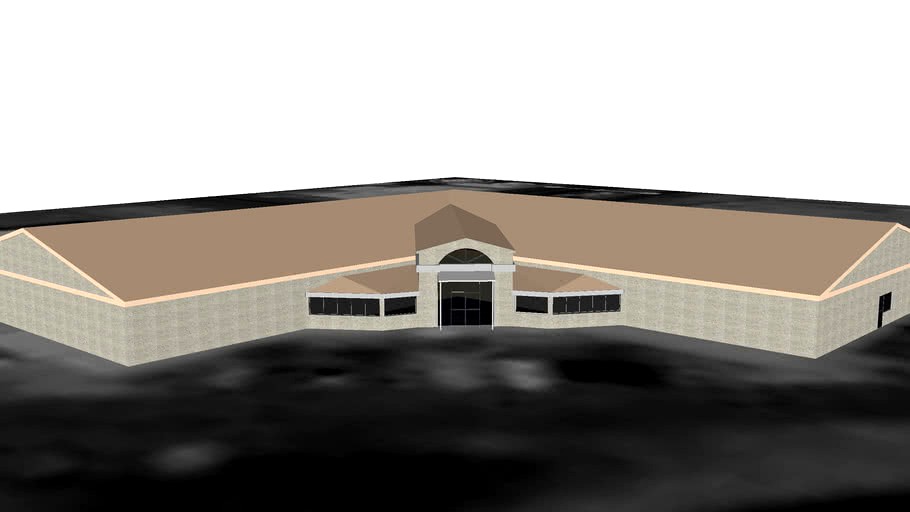 Safford Library 3d model