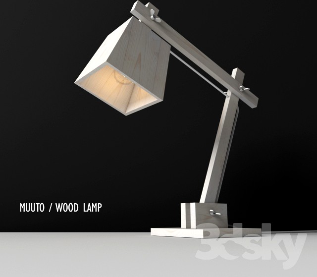 Wood lamp