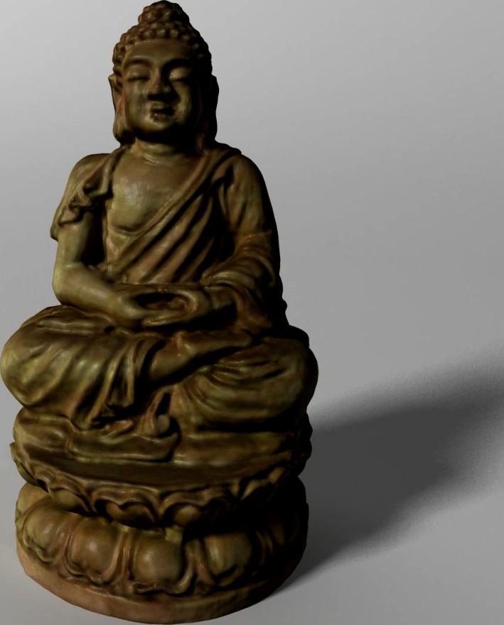 Buddha Statuette3d model