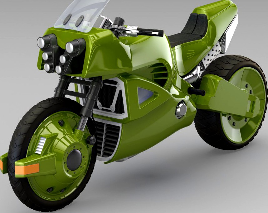Offroad motorcycle concept3d model