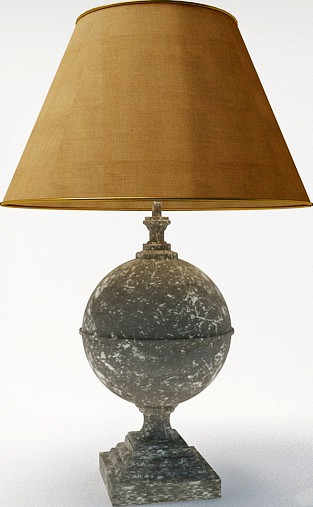 каменная лампа