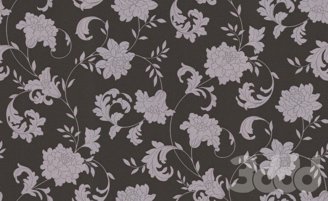 Graham &amp; Brown Silk Silver Effect Wallpaper Charcoal