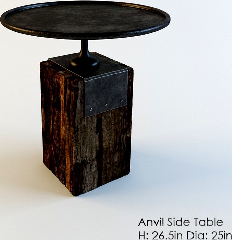 Arteriors Anvil Side Table
