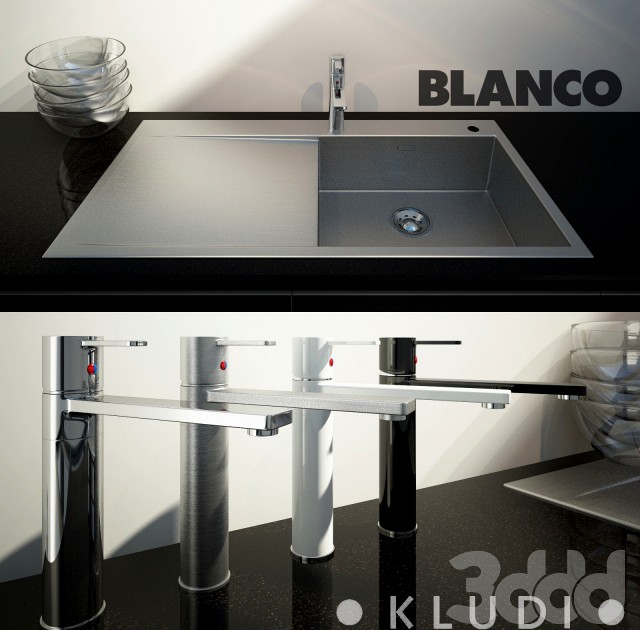 BLANCO FLOW XL 6 S-IF / Kludi Zenta