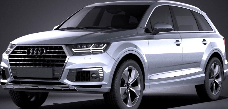 Audi Q7 e-tron 2017 VRAY3d model