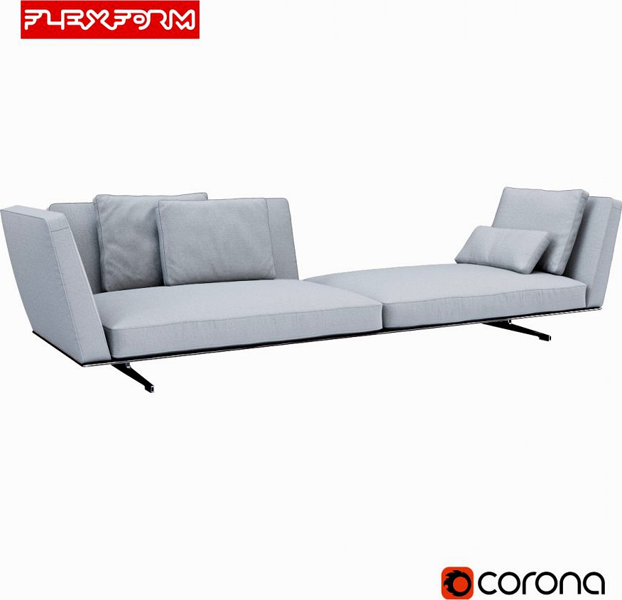Sofa Flexform Evergreen3d model