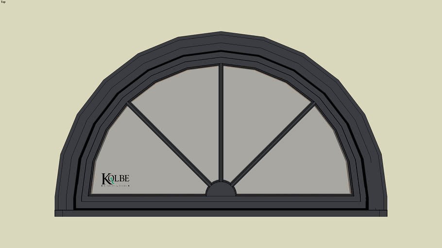 Kolbe Ultra Half-Circle Casement URTKL2 (F.S. 4'-8' x 2'-7' R.O. 4'-8 1/2' x 2'-7 1/2')