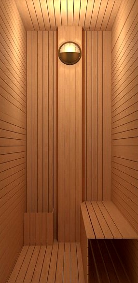 Model sauna in the apartment3d model