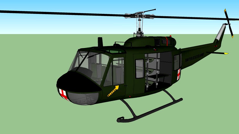 Bell UH-1D MEDEVAC (1959-1975)