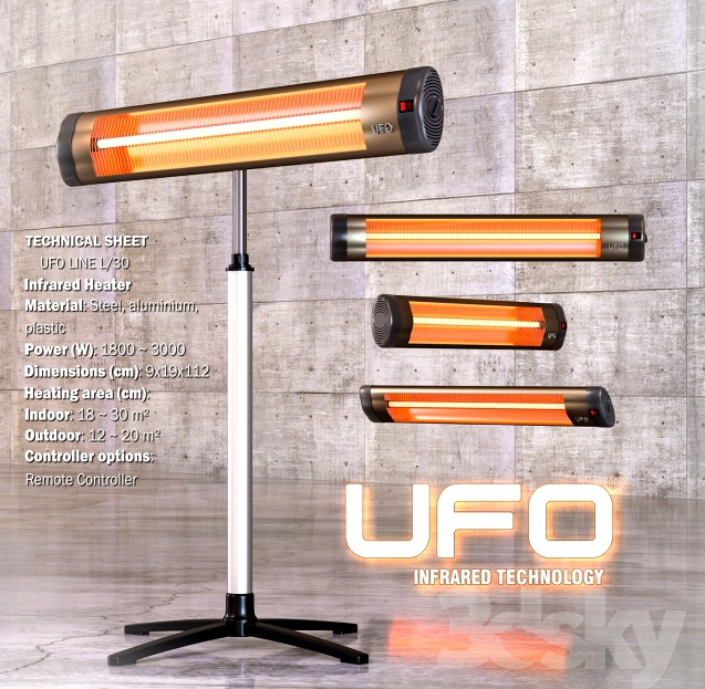 Infrared heater UFO LINE L / 30