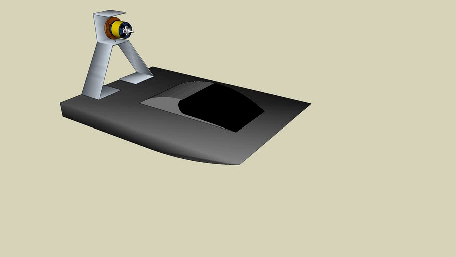 Vectored thrust R/C Airboat Design