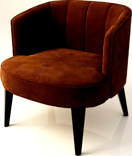 velvet chair