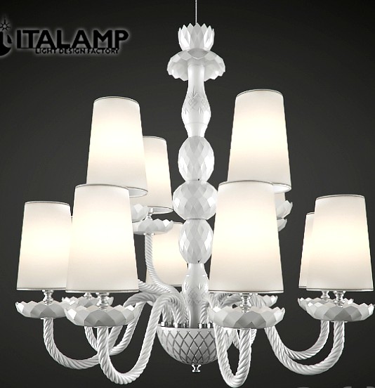 Люстра Italamp 2848+4 White  NK  White shades